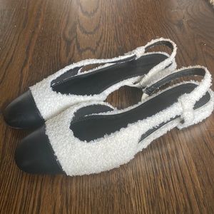 ASOS shearling slingbacks